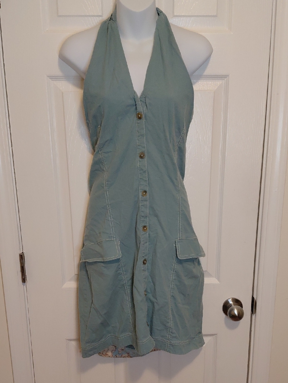 Maeve Lite Denim Mini Dress